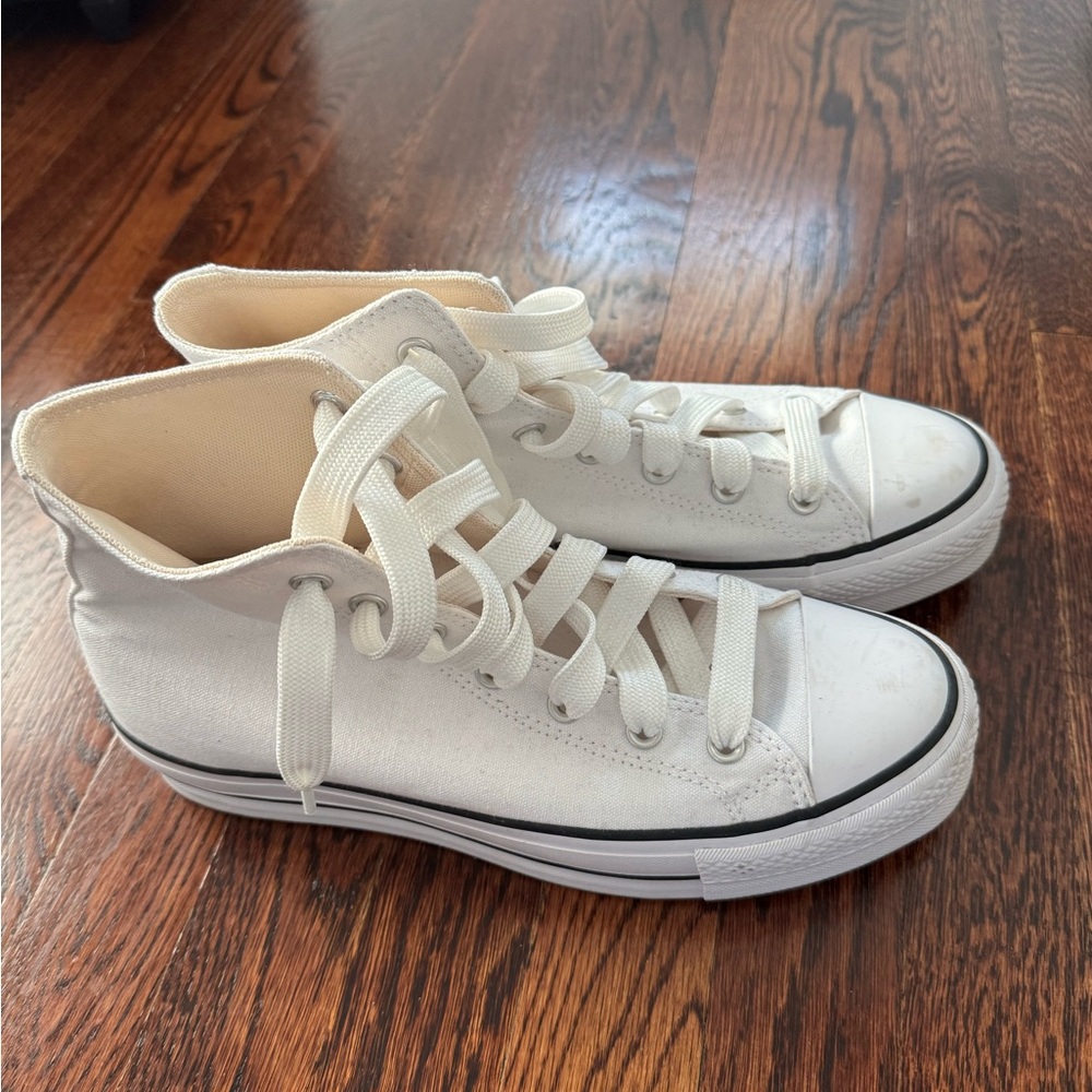 Converse Platform Chuck Taylor Platform High-Top Sneakers - Size 10